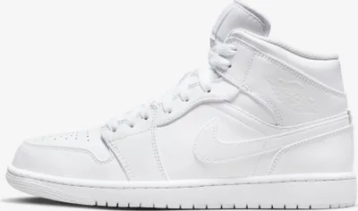 Produktbild von Nike Air Jordan 1 Mid "Triple White", Weiß, Größe: 40