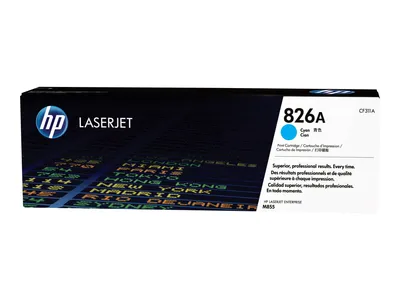 Produktbild von HP 826A original Toner cartridge CF311A cyan standard capacity 31.500 pages 1-pack