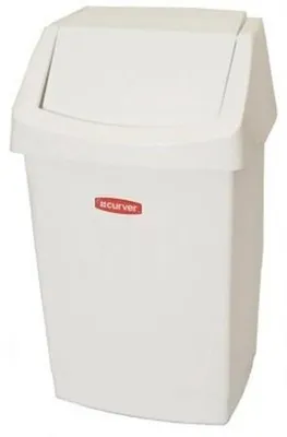 Odpadkový kôš, 25 l, CURVER "Click-It", biela