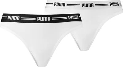 Produktbild von Puma - Iconic String  - Weißer Stringtanga