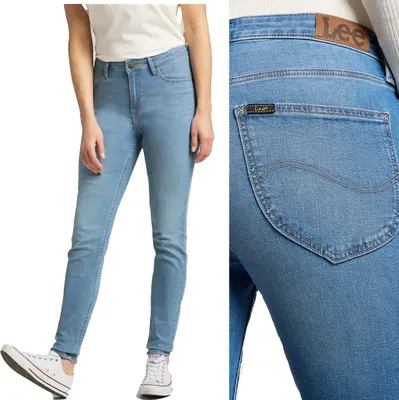 Produktbild von LEE Damen, Jeanshosen Slim fit, HIGH RISE SKINNY, W28 L31, Blau, Jeans, baggyjeans, buggy