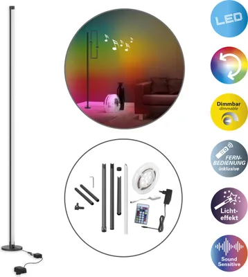 Produktbild von Näve LED Digital Dekostehleuchte Motion Light 1,5 m Sound Sensitive