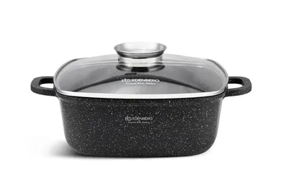 Produktbild von EDENBERG Stonetec Line - Luxus-Aluminium-Kasserolle / Kasserolle mit Deckel - 2,8 Liter