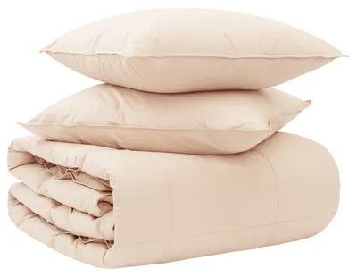 Obrázok produktu pre Sada dvoch prikrývok vidaXL, 155 x 220 cm, 250 g/m², prírodný kapok, béžová
