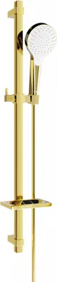 Produktbild von Mexen DQ05 Schiebe-Dusch-Set, Gold - 785054581-50
