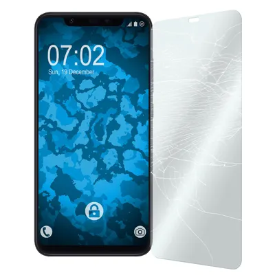 Produktbild von 3er-Pack PhoneNatic Glas-Folie klar  kompatibel mit Xiaomi Mi 8 - Panzerglas für Mi 8