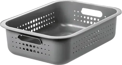 Produktbild von smartstore Aufbewahrungsbox BASKET RECYCLED 10 6 Liter anthrazit