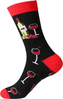 Produktbild von Rotwein Noxxiez Soxxiez Socken in 38-45 im Paar