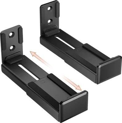 Produktbild von PUTORSEN Soundbar Wandhalterung Universal Dual Halter 15kg Schwarz