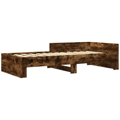 Obrázek produktu pro Rám postele bez matrace kouřový dub 75x190 cm kompozitní dřevo