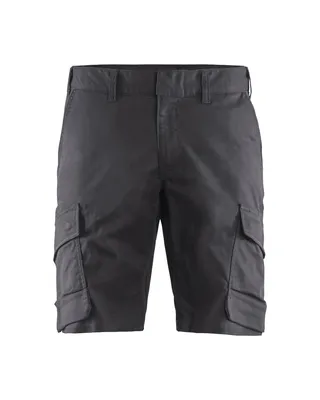 Produktbild von Blakläder® Industrie Shorts Stretch 1446 1832 in div. Farben, Farbe:schwarz/gelb, Größe:62