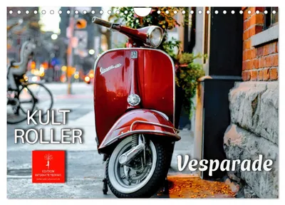 Produktbild von Kult Roller - Vesparade (Wandkalender 2027 DIN A4 quer), CALVENDO Monatskalender