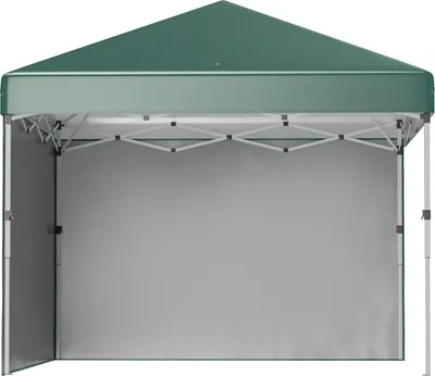 Produktbild von Pavillon ca.3x3m, wasserabweisend Stabil Winterfest Pop-up Faltpavillon mit 2 Seitenwänden, UV Schutz 30+, Faltbar Partyzelt Gartenzelt mit Tasche, Gartenpavillon für Camping, Garten, Grün