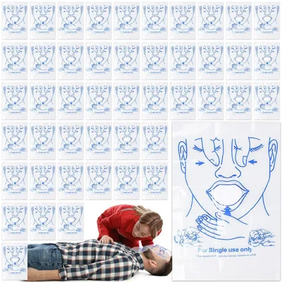 Produktbild von Solidchoice - 50 Stück Gesichtsmasken für Erste Hilfe