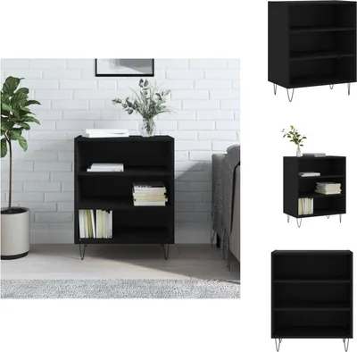Produktbild von vidaXL Sideboard Schwarz 57x35x70 cm Holzwerkstoff -  Sideboards