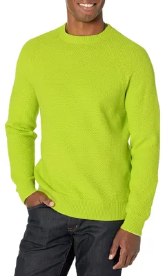 Produktbild von A. Essentials Herren Oversize-Pullover mit Rundhalsausschnitt aus strukturierter