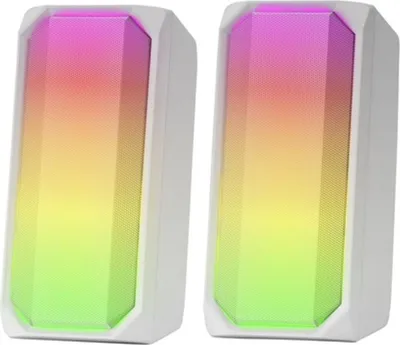 Obrázek produktu pro Přenosný reproduktor Bluetooth Mars Gaming MSRGBW White 15 W 4 W