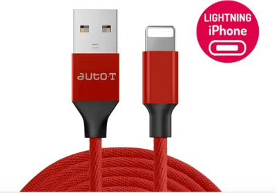 Obrázok produktu pre Kábel – AUTO T – 540346 – USB 2.0 – Lightning