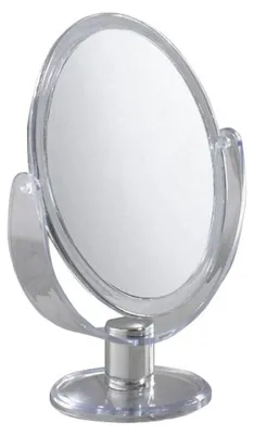 Productafbeelding van Gedy make-up spiegel, 162x135mm, dubbelzijdig, transparant