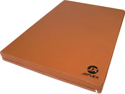 Produktbild von Jeflex Turnmatte Weichbodenmatte braun 100 x 70 x 8 cm, für klein und groß, Workout, Spielzimmer, Sportverein