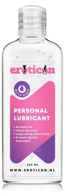 Productafbeelding van Eroticon Glijmiddel 200ml - Op Waterbasis en Alcohol vrij - Lubricant - Lube - Smeermiddel - Massage gel