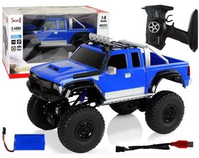 Zdjęcie produktu dla Samochód terenowy R/C 2.4G 1:8 niebieski 4x4