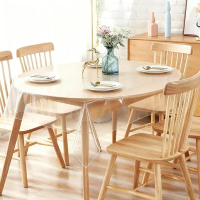 Produktbild von Tischdecke Transparent 140 cm Rund 0,13 mm PVC