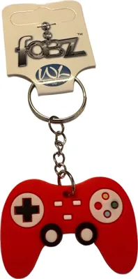 Produktbild von Schlüsselanhänger  Mini Anhänger Geschenk Cartoon Schlüsselanhänger Silikon Schlüsselanhänger für Handyhülle Charme Rucksack Geschenk Game Controller rot