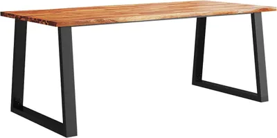 Obrázok produktu pre vidaXL Jedálenský stôl Stromová hrana 200x90x75 cm Masívne drevo Akácia