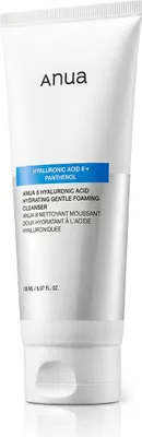 Produktbild von Anua, Glow, 8 Hyaluronsä ure und Phantenol, feuchtigkeitsspendender Reinigungsschaum, 150 ml