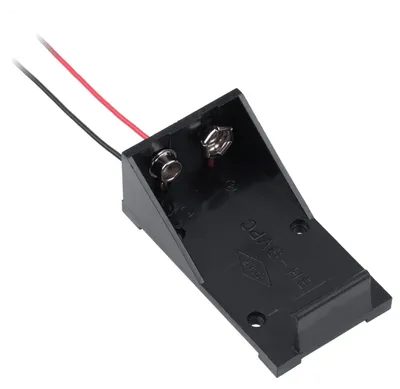 Produktbild von Batteriehalter 9V offen Schwarz