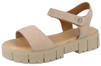 Produktbild von TAMARIS Damen Sandalette beige Nubukleder - Größe: 41