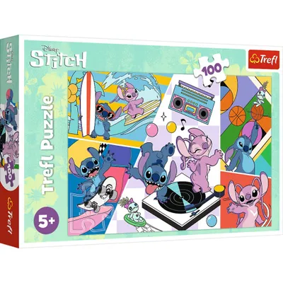 Zdjęcie produktu dla Trefl TREFL DISNEY STITCH Puzzle, 100 pcs