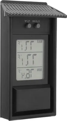 Image de Thermomètre numérique pour jardins et serres - crochet -20 à 50 °C - piles non fournies