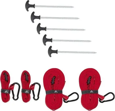 Produktbild von Zelt-Sicherheits-Set - Karabinerhaken und Haken für Zelte