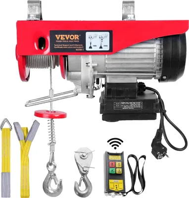 Produktbild von Elektrický lanový žeriav, nosnosť 1000 kg, bezdrôtové diaľkové ovládanie, bezdrôtové 1000 kg