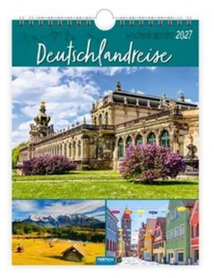 Produktbild von TRÖTSCH - Wochenkalender zum Hängen Deutschlandreise 2027
