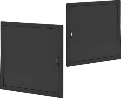 Produktbild von Orno | Revisionsklappe ID-30/30/B - 31,5 x 31,5 cm - Schwarz - Hochwertiges ABS - Flexibel und ästhetisch