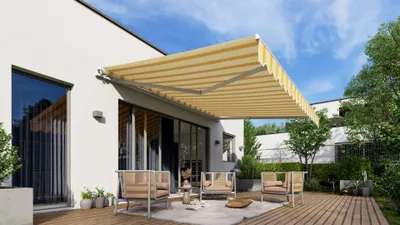 Produktbild von VANA 3 x 2,5 m stabile Aluminium Gelenkarmmarkise SP1105/SPD038