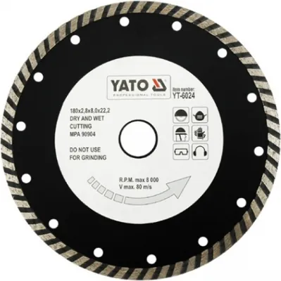 Produktbild von YATO Trennscheibe Winkelschleifer YT-6024 180mm