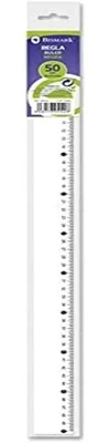 Produktbild von Lineal transparent, 50 cm, Kunststoff, für die Schule