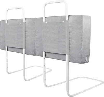 Produktbild von LARS360 1m Bettgitter Bettschutzgitter Kinderbettgitter Rausfallschutz Kid [Leinengrau]
