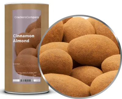 Produktbild von CrackersCompany Zimtmandeln (Cinnamon Almond), Membrandose groß 800 g