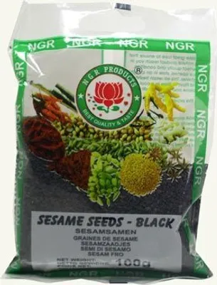 Produktbild von NGR Sesamsamen SCHWARZ 100g | Sesam | Black Sesame Seeds