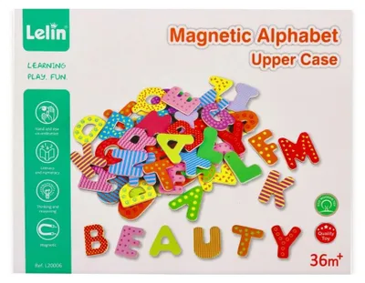 Zdjęcie produktu dla Magnetyczne literki - ABC - magnesy