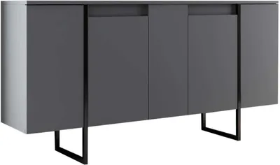 Obrázok produktu pre Skye Decor, Skrinka - Luna (antracit + ?ierna)