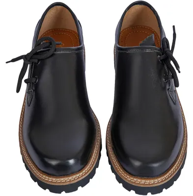 Produktbild von Haferlschuhe Trachtenschuhe aus Glattleder Original-Handmachart, Schuhgröße:42, Farbe:Schwarz