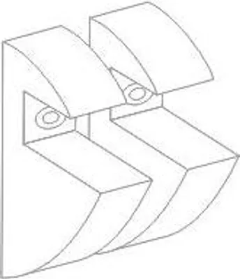 Produktbild von Dolle Polyclip-Set 2er Pack, transparent, 8 mm