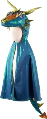 Produktbild von Emerald the Metallic Dragon Cape – für magische Abenteuer für 5-6 Jahre