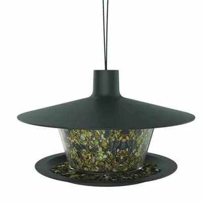 Image de Mangeoire pour oiseaux 1606970115 Plastique Finch Ø28xH18 cm anthracite